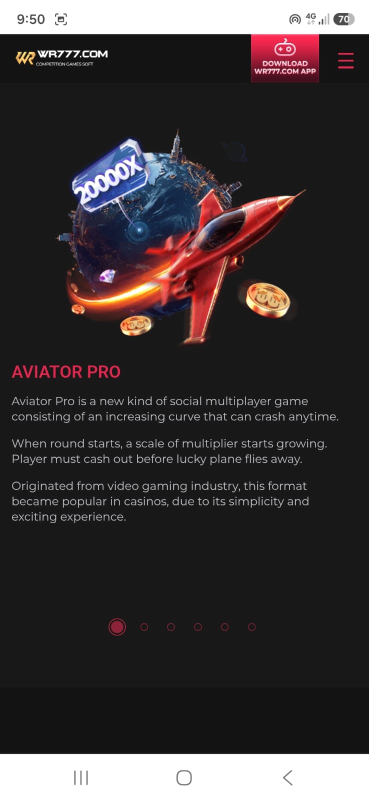 WR777 Game APK Download